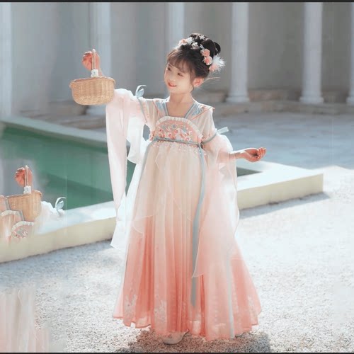 古风超仙女童演出服儿童汉服