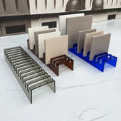 整体橱柜门板展示架石材大理石瓷砖展示架铝扣板木地板压克力色板
