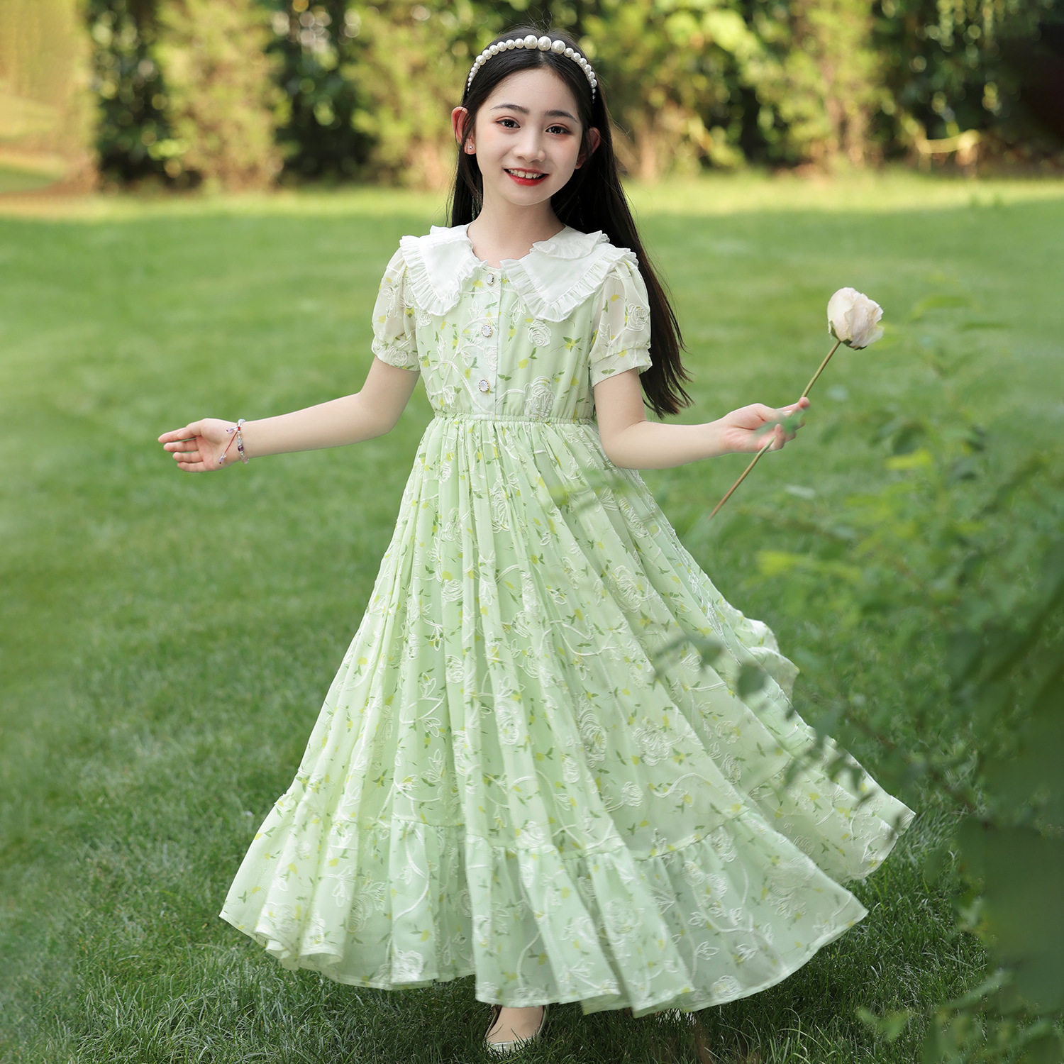适合初中生穿的裙子女夏青少年少连衣裙