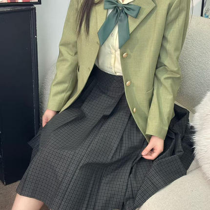 口袋商店 律荫  JK日系校供前箱褶裙