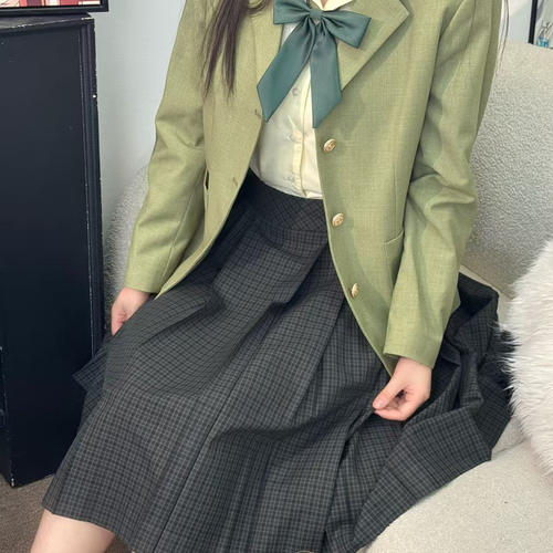 口袋商店 律荫  JK日系校供前箱褶裙
