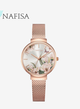 NAFISA石英机芯学生表ing风原创小众品牌不撞款花花表初高中手表