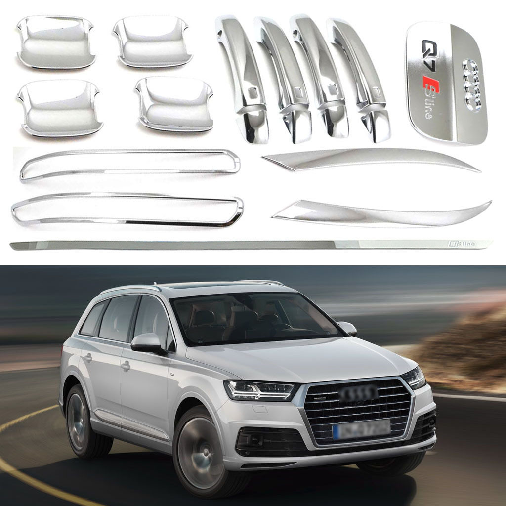 适用于15-20款奥迪Audi Q7 拉手门碗大灯眉内扶手出风口等装饰,汽车用品/电子/清洗/改装,外饰改装套件,淘宝优惠券,粉丝福利购,淘宝优惠卷