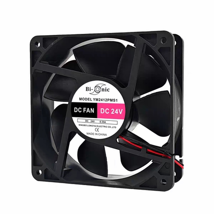Bi-onic YM2412PMS1 DC24V 0.35A 12CM/厘米机柜焊机散热风扇