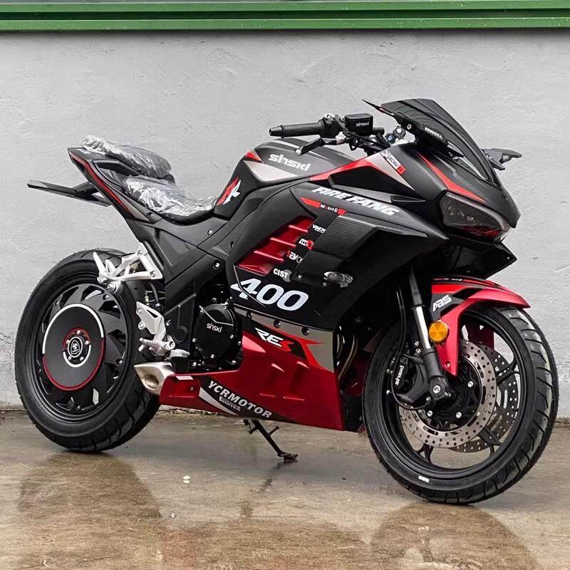 单摇臂新世纪火牙400双缸蛟龙摩托车水冷国四电喷跑车趴赛新机车