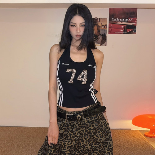 2025新款女美式潮流背心吊带