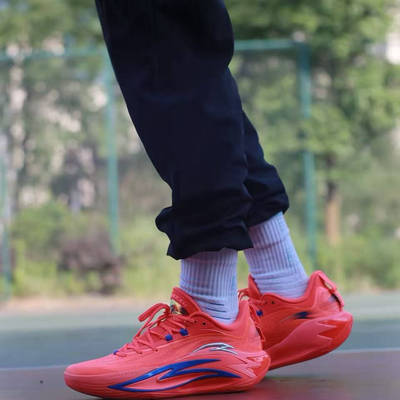 Anta安踏 狂潮7 A-SHOCK PRO专业实战减震防滑低帮篮球鞋男款