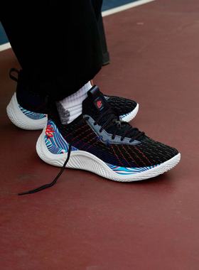 安德玛库里10Curry10中国行篮球鞋蓝白篮球鞋3025093-001减震耐磨