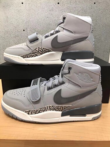 jordan legacy 312防滑高帮复古篮球鞋男款水泥灰CD7069-101