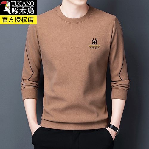 啄木鸟卫衣男纯棉圆领