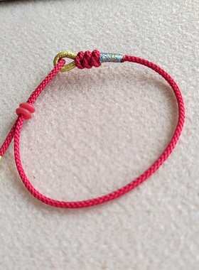 手工情侣款可穿珠手链