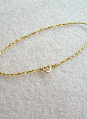 特细金线手链脚链14k祈福不褪色