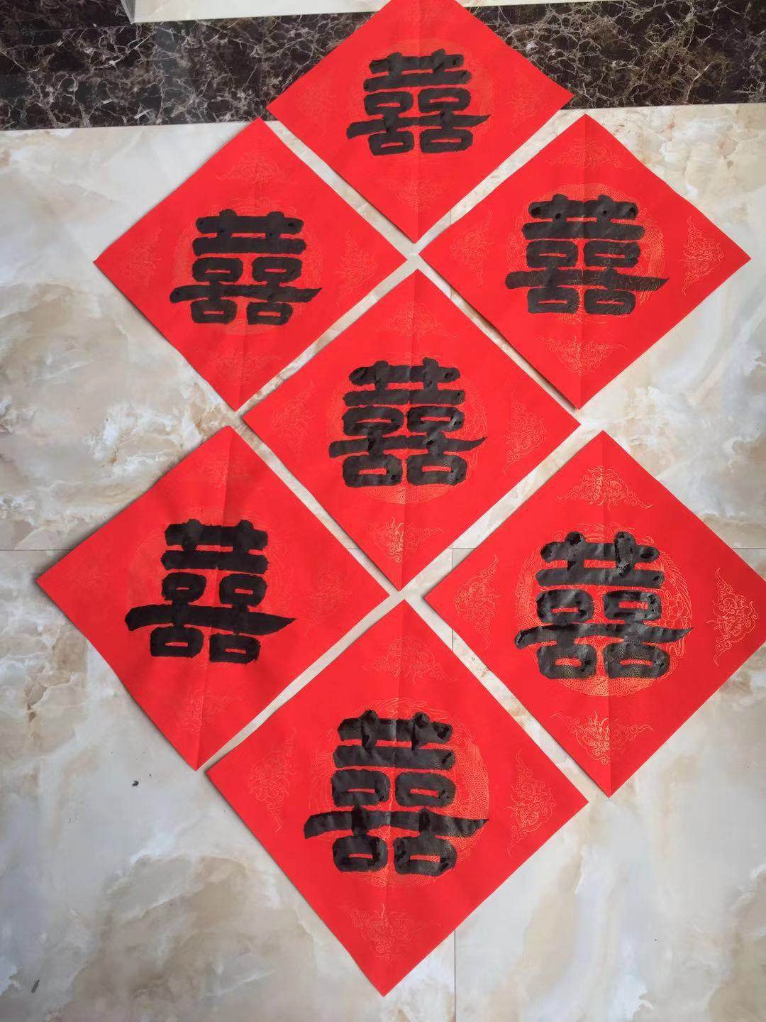 手写春联对联书法定制开业乔迁新居对联喜联结婚祝寿贺寿满月对联