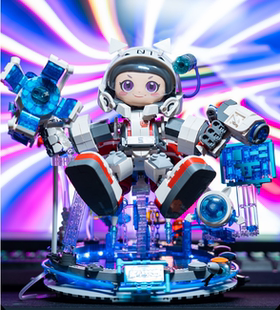 TOPTOY中国积木王者荣耀鲁班七号系列声光益智拼插积木玩具礼物