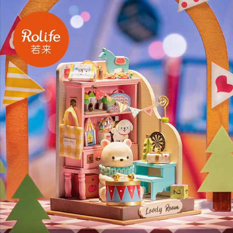 若态若来diy小屋方寸之间系列手工拼装立体3d拼图模型屋六一礼物