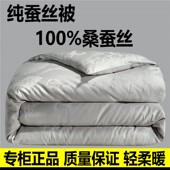 正品 手工蚕丝被100%桑蚕丝冬被10斤全棉春秋被子被芯子母被夏凉被