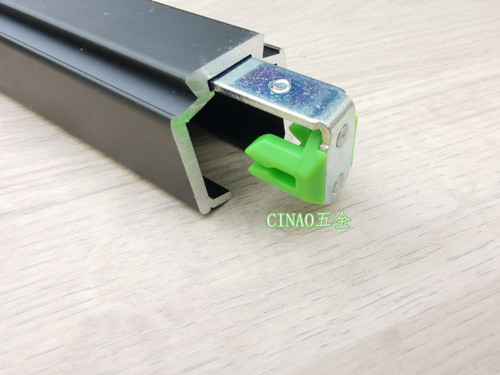 阻尼斜坡轮轨道限位器OPK吊轨轨道堵头防撞防脱件欧派克