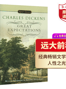 远大前程 伟大前程 孤星血泪 英文原版 Great Expectations 狄更斯 经典文学名著 搭双城记 雾都孤儿 弘书阁英语文库十大经典之一