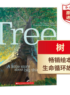 树 一个关于生命周期的故事 英文原版 Tree A Little Story About Big Things Danny Parke 英语绘本 了解生命的意义 搭小种子