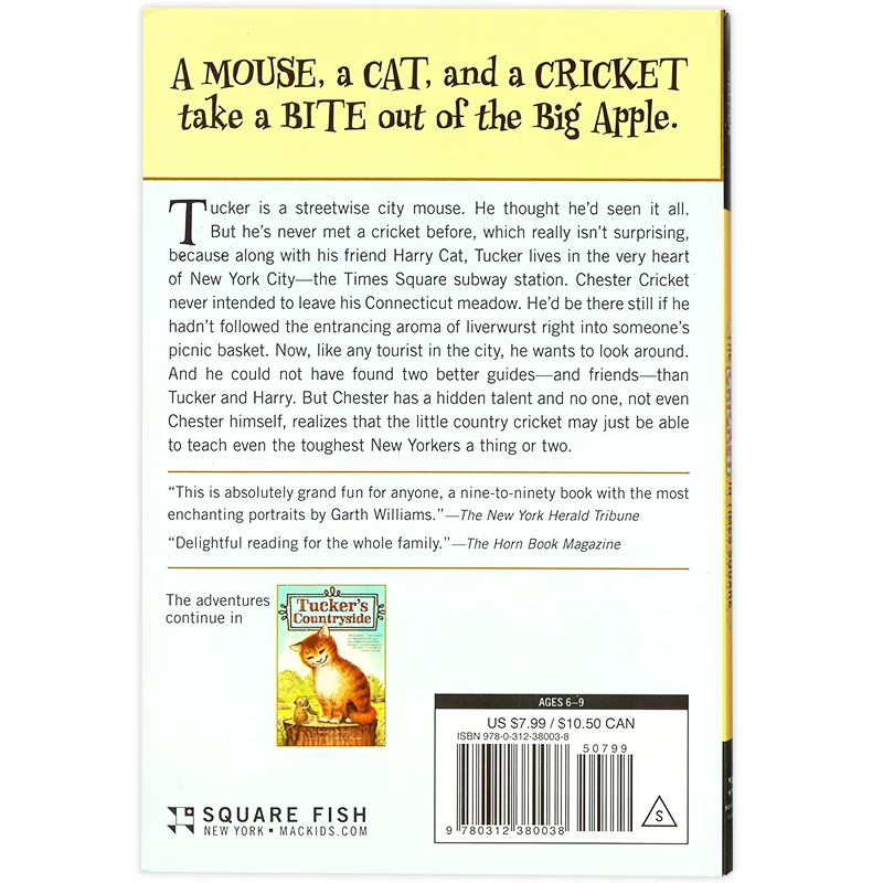 Оригинальная английская версия Time Square Джордж Целтичес The Cricket in Times Square, награда Newbery за детскую литературу, сказка, классика, Страна Чудес, мост, морщина, Не-старый, весна