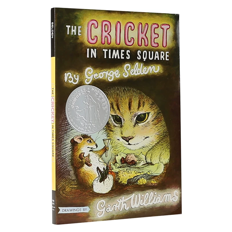 Оригинальная английская версия Time Square Джордж Целтичес The Cricket in Times Square, награда Newbery за детскую литературу, сказка, классика, Страна Чудес, мост, морщина, Не-старый, весна
