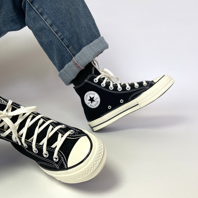 匡威1970s高帮经典三星帆布鞋