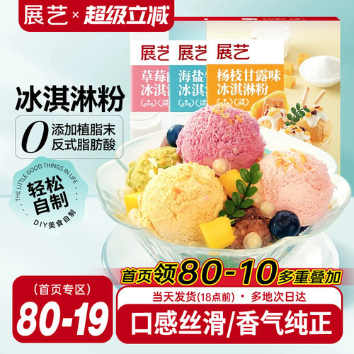 展艺冰激凌粉家用100g
