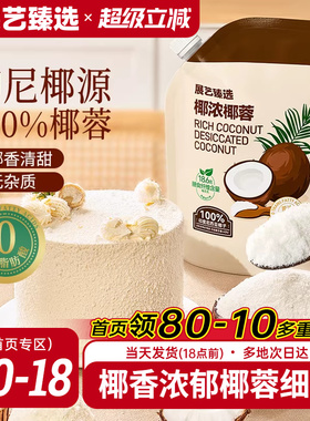 展艺臻选椰蓉椰丝奶油小方面包椰碎子椰浆甜品烘焙专用粉月饼原料