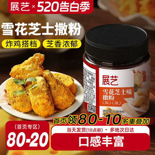 展艺雪花芝士撒粉炸鸡芝士粉撒料
