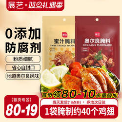 展艺新奥尔良腌制料烤鸡翅腌料儿童蜜汁家用烤翅烤肉专用烧烤调料