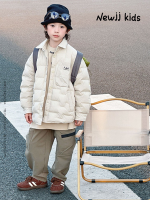 2025专柜正品秋冬新款 男童轻薄羽绒服中大童衬衫式羽绒外套9284