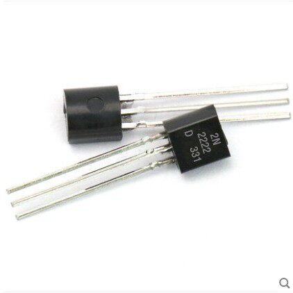 直插三极管 2N2222 NPN型小功率晶体管 TO-92封装1件10个