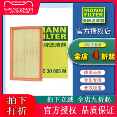 适配新迈腾途观L科迪亚克途安L全新帕萨特空气滤芯格曼牌C30005M