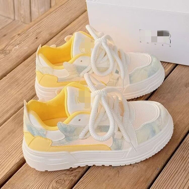 【万达撤柜】网面透气配裙子小白鞋女2026春夏新款网鞋子小众百搭