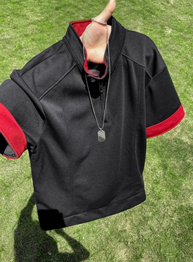 W453夏季短袖P24黑色M到3XL