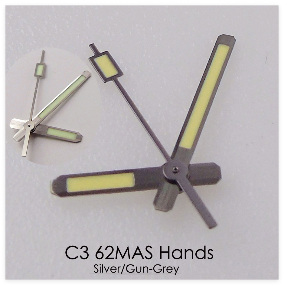 C3超级夜光表针适用元祖表针适用于NH35 ETA2824 Miyota8215 机芯