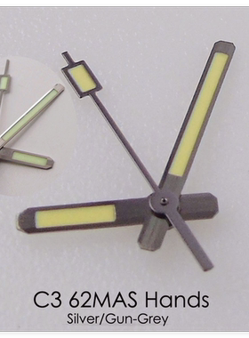 C3超级夜光表针适用元祖表针适用于NH35 ETA2824 Miyota8215 机芯