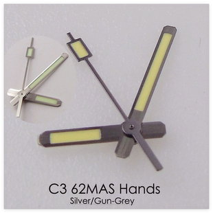 C3超级夜光表针适用元祖表针适用于NH35 ETA2824 Miyota8215 机芯