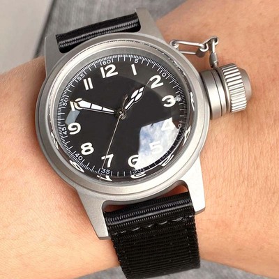 防水手表tandorio拱形蓝宝石