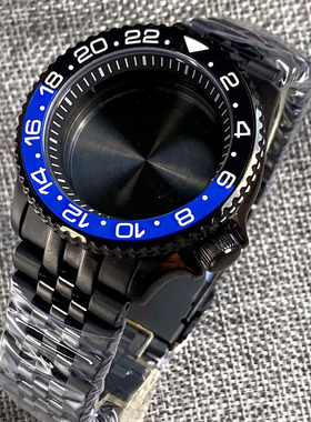 41mm黑色表壳3.8把头适用于NH34 NH35 NH36 NH37 NH38 NH70 NH72