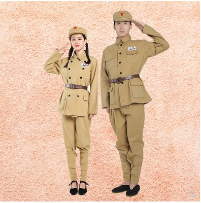 49式50式志愿军军装土黄色老式军装解放时期抗美援朝服衣服