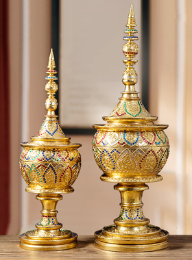 泰国佛塔摆件东南亚风格家居饰品