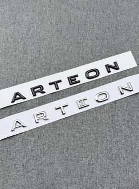 适用于一汽大众CC后字母改装饰ARTEON尾部英文字母车标贴黑武士