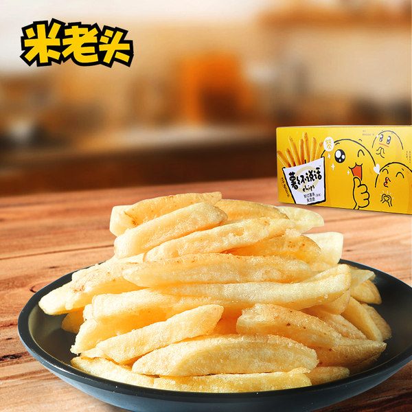 米老头 鲜切薯条90g*3盒 天猫优惠券折后￥15.8包邮（￥40.8-25）