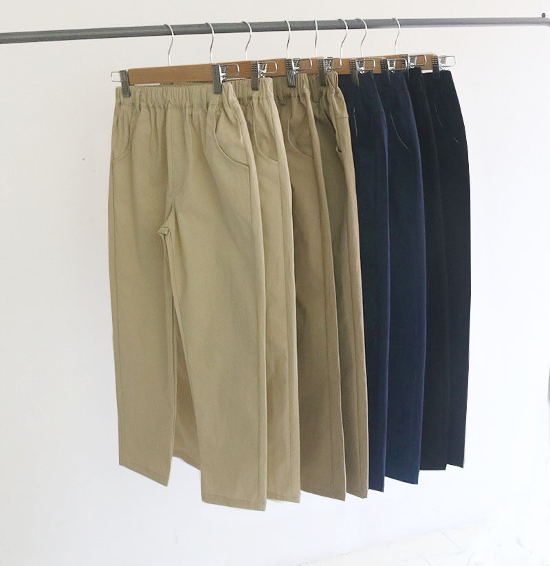 男女童校服中小学生幼儿园深蓝黑色纯棉卡其色休闲校加绒加厚裤子