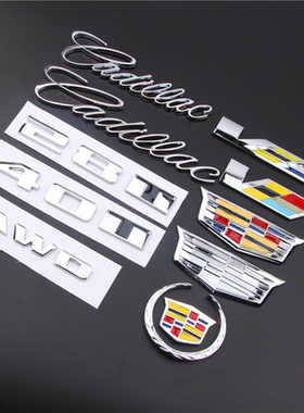 适用于凯迪拉克ATSL英文尾标XTS CT6 XT5改装XT4字母车尾贴后车标