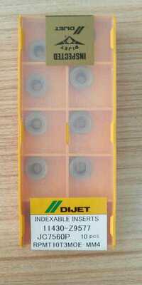 黛杰RPMT10T3MOE-MM4JC7560P难加工材料的刀粒，