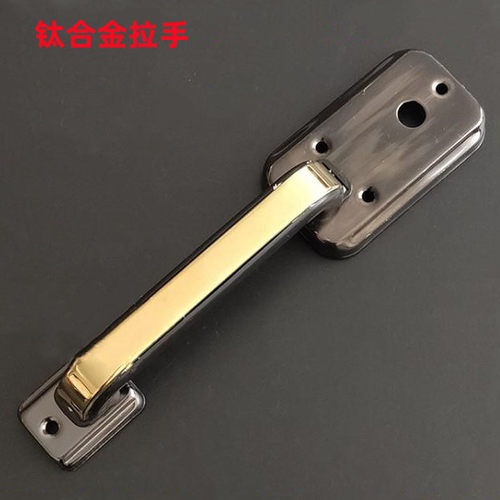 钛金老防盗门门外装老拉手