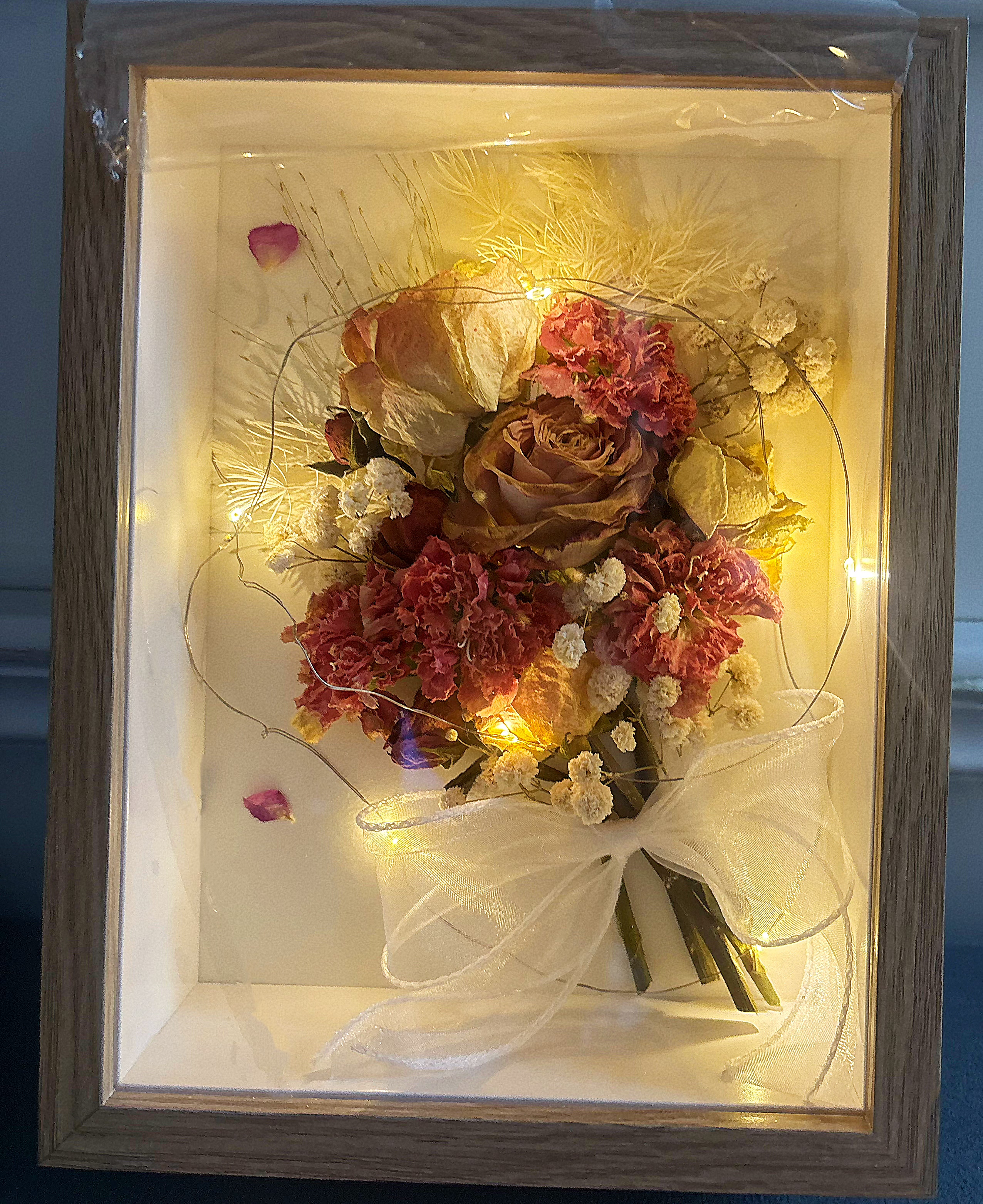 永生花真干花客厅挂件桌面摆件送永生花