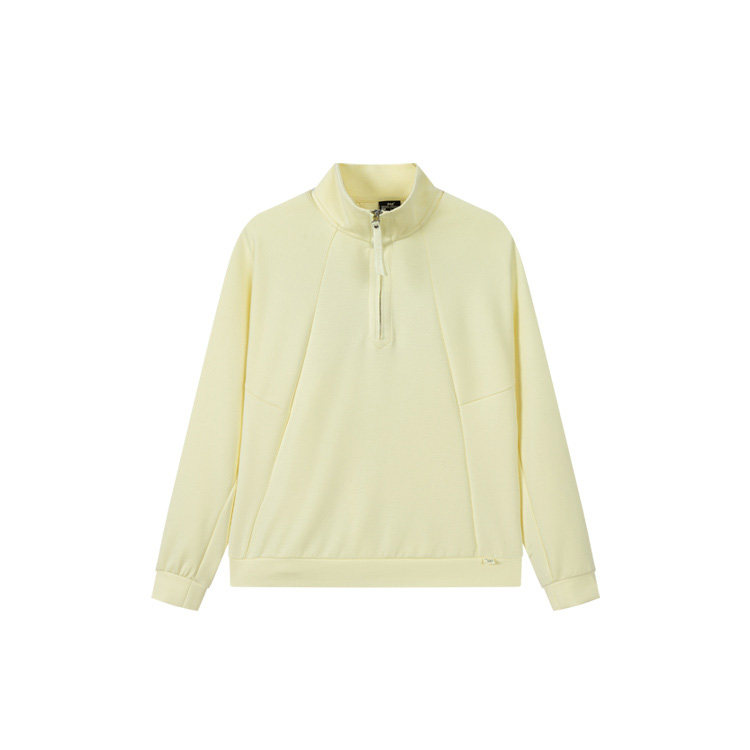 361度女士半拉链莫代尔卫衣运动外套长袖上衣秋季新品562534812